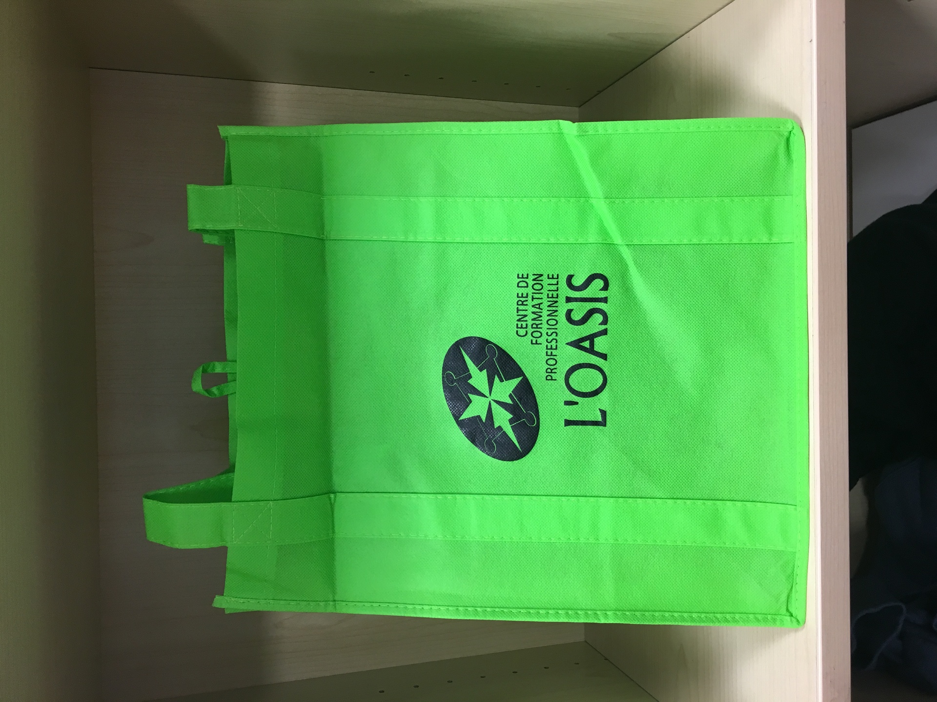 Sac d'épicerie «L'Oasis» - Broderie ML