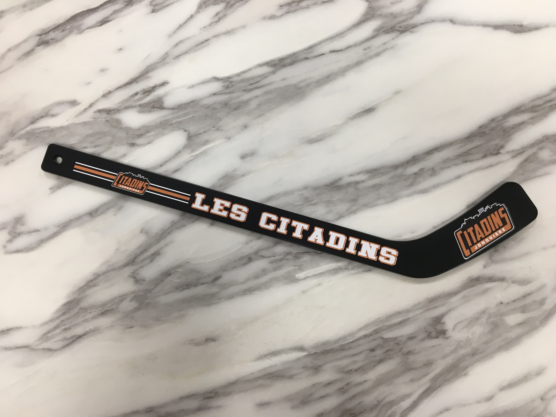 Mini bâton de hockey «Les Citadins» - Broderie ML